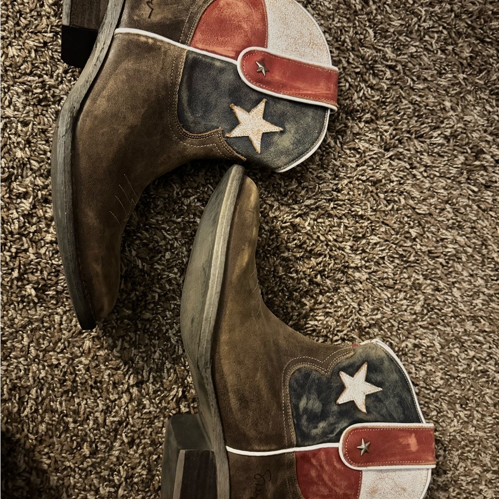 Cheryl Crow western Booties  Patriotic